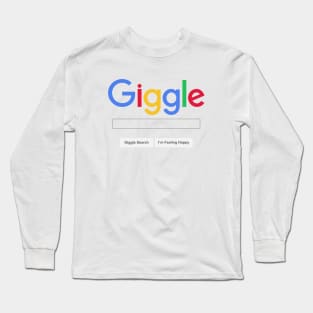 Quotes To Live By Big Tech Logo Parody Laughter Long Sleeve T-Shirt